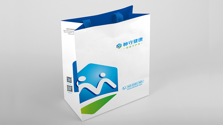 守神健康——生物科技公司手提袋设计