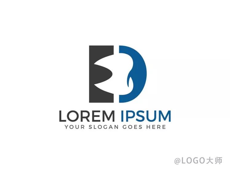 字母D的logo设计
